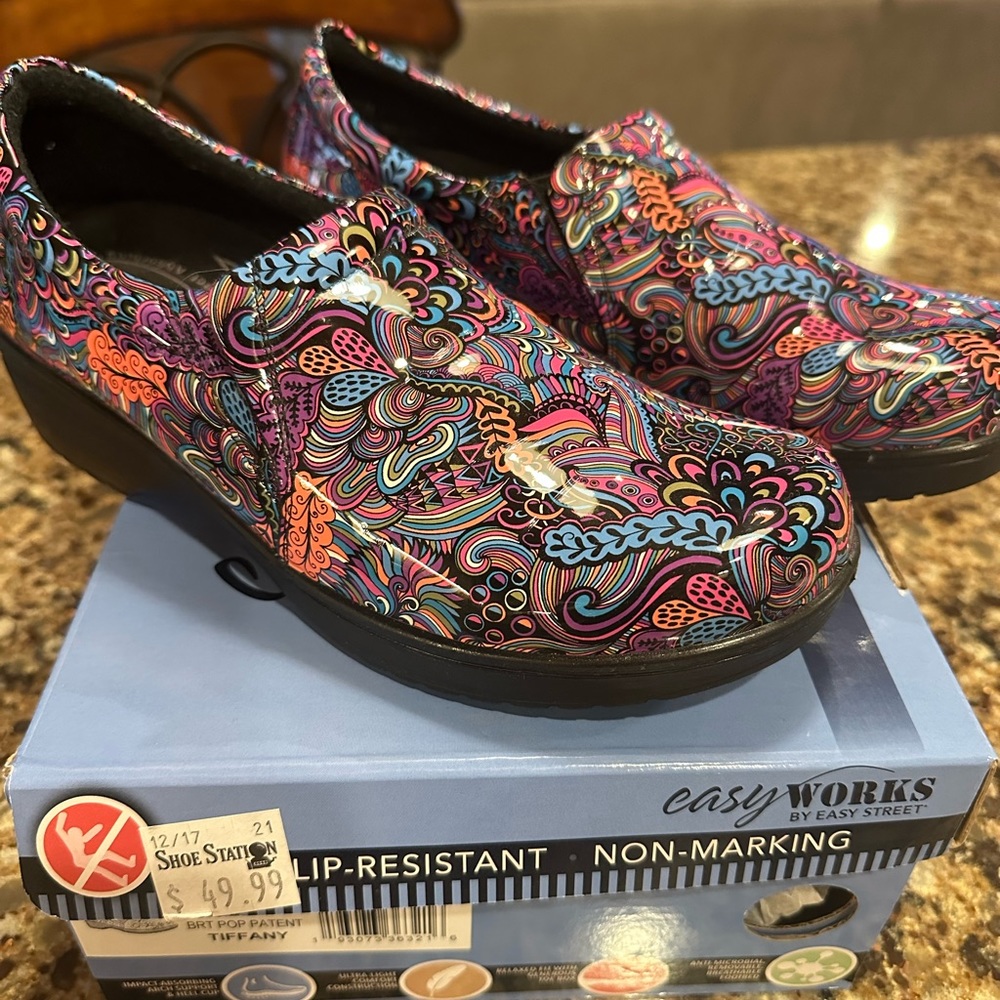 Easy Works slip on clog shoes